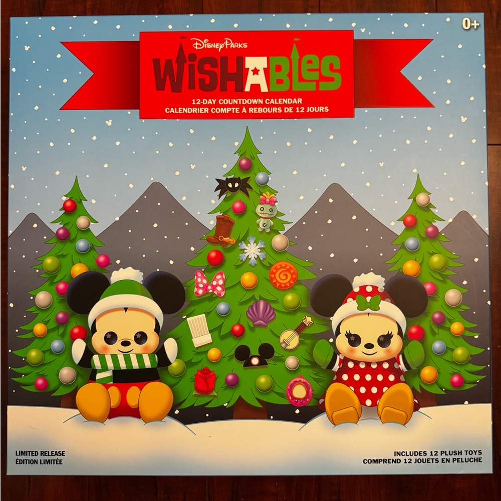 Disney Wishables 12-Day limited series Countdown Calendar